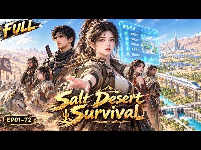 🔥[ENG DUB] In salt desert,she binds ecosystem,digs canals,lays rail,turns dead land into oasis city.