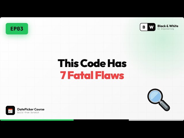 EP03 — Code Review Everything Wrong With This Code