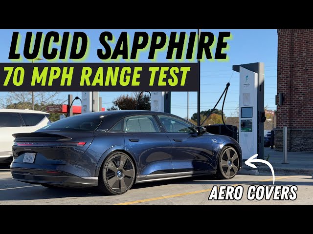 Well, That’s Not Great - Lucid Air Sapphire 70-MPH Highway Range Test!