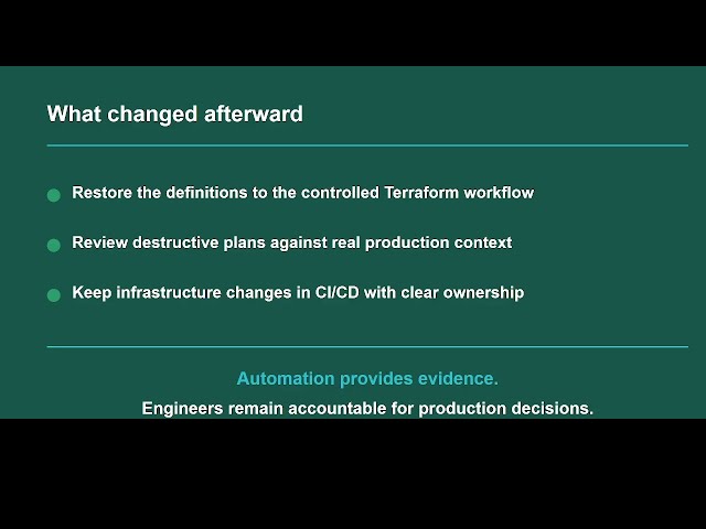 A Terraform Lesson from Production: Why a Valid Plan May Not Be a Safe Change