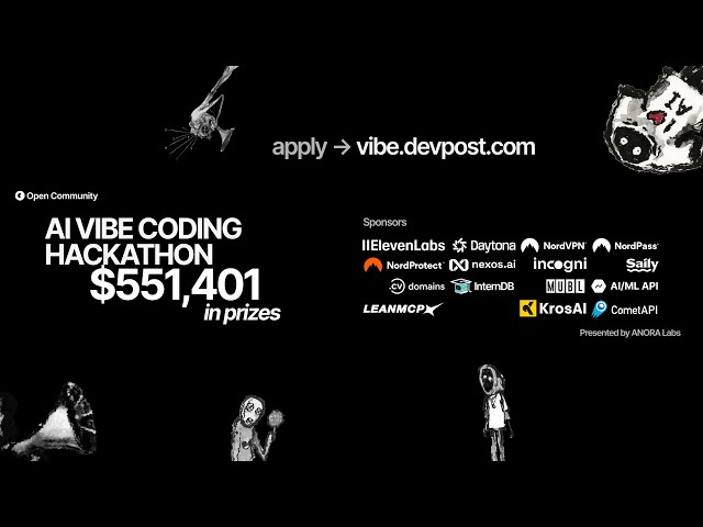 AI Vibe Coding Hackathon $551,401 in prizes | Streaming until I increase prizes to $1,000,000