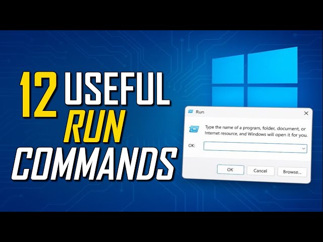 12 Useful Windows RUN COMMANDS Every User Should Know! 2026