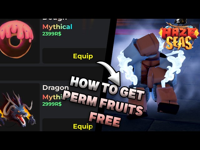 Haze Seas | How To Get Free Perm Fruits + New Update Info | Roblox