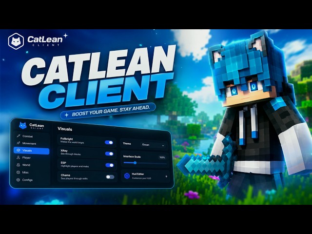 🔥 CatLean Client - The Best Free Minecraft Hacked Client for Java in 2026! (1.21 - 1.21.11+)