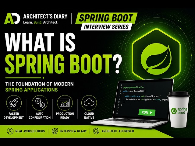 #Spring Boot Interview Series: What is Spring Boot and Why Do We Use It?