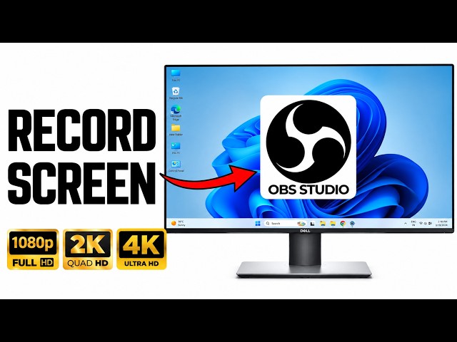 How to Record Your PC Screen in HD | OBS Studio Screen Recording Settings