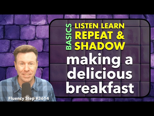 Easy English Speaking Practice + SHADOWING