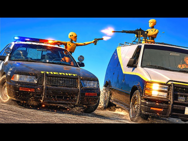 Police Chase and Car Crashes #04 [BeamNG.Drive]