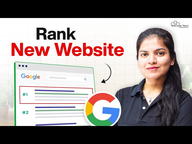 SEO Tips to Rank a NEW WEBSITE #1 on Google