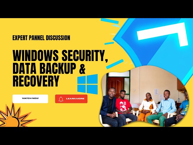 [windows security] - data backup & recovery session 2   Data Recovery by TECH MASTER HUB ACADEMY
