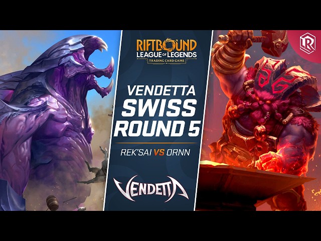Rek'Sai vs Ornn | Riftbound Vendetta Tournament 19 - Round 5