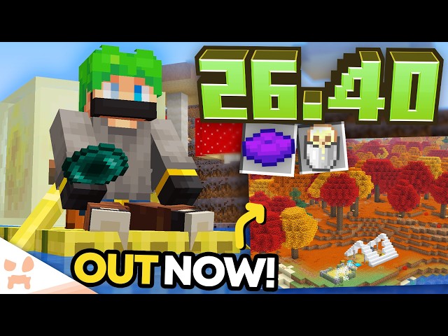 EVERYTHING NEW IN MINECRAFT UPDATE 26.40: BOAT OVERHAULS, POPLAR UPDATE + MORE!
