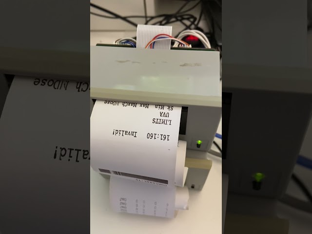 MiniPrinter running from Datadose cabinet