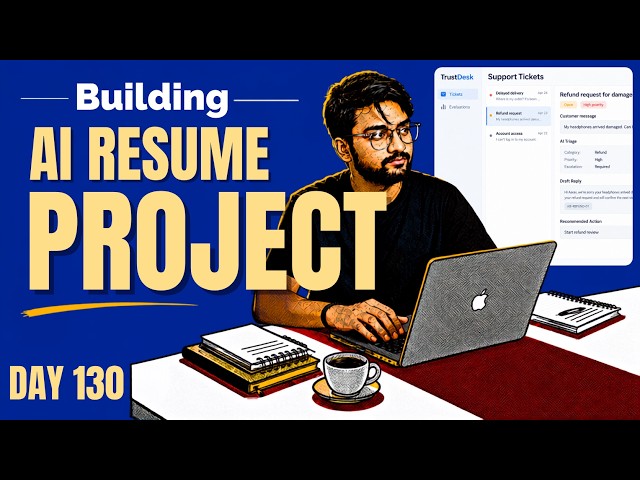🔴 Day 130 | I’m Back After 10 Days — Building My AI-First Resume Project