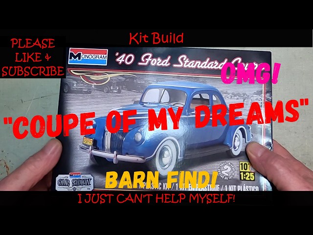 Model Bash ep-021 1940 FORD Coupe Barn Find