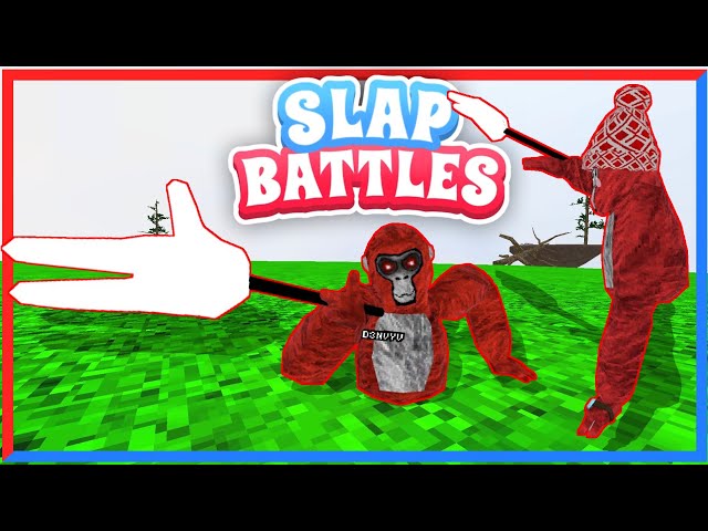 Playing Slap Battles in Gorilla Tag
