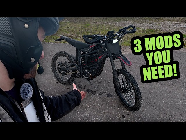 Top 3 Mods for the Road Legal Talaria Sting Pro L1E