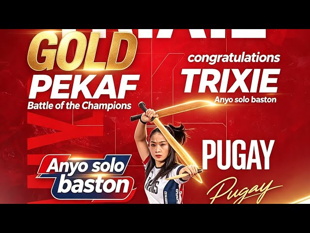 2026 PEKAF Battle of the Champion #gold #arnis #anyosolobaston #pekaf