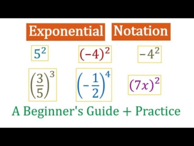 HOW TO SOLVE EXPONENTIAL NOTATION? [Ramztutorial]