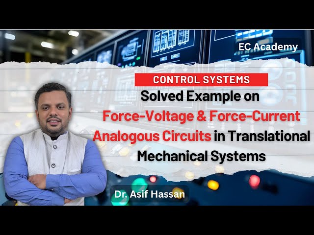 Solved Example | Force-Voltage & Force-Current Analogous Circuits in Translational Systems