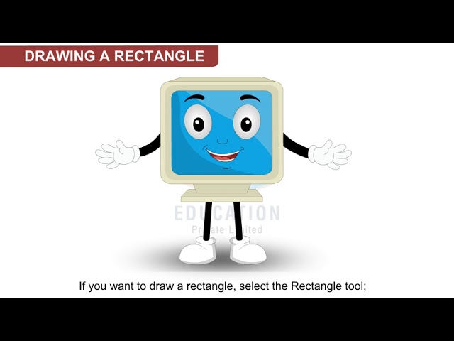 DRAWING WITH COMPUTER-MS PAINT         CLASS-1