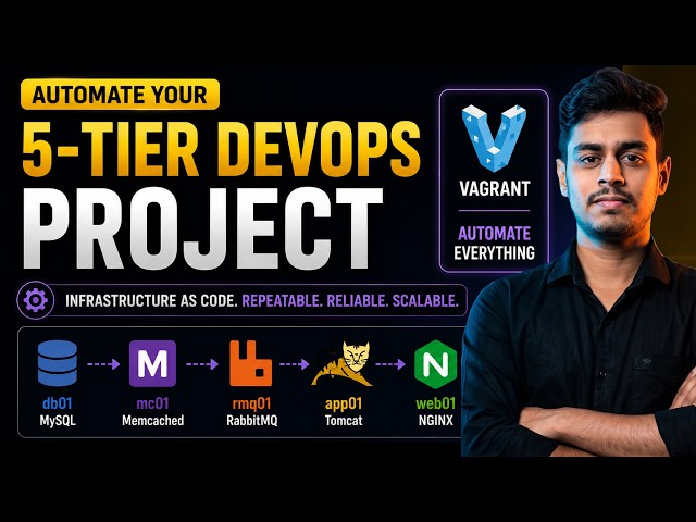 60. Automate Your 5-Tier DevOps Project with Vagrant & Bash | DevOps