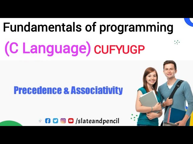 Fundamentals of programming C language |Precedence and associativity |Malayalam Tutorial
