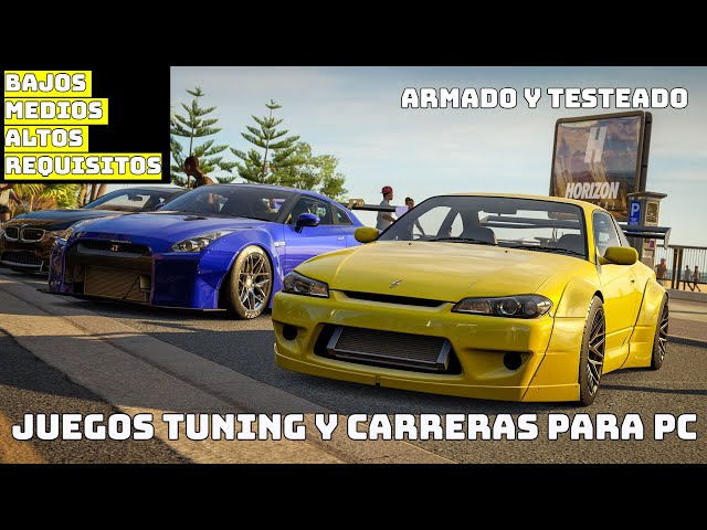TOP 7 TUNING AND RACING GAMES FOR PC WITH LOW, MEDIUM, AND HIGH REQUIREMENTS