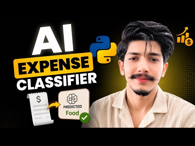 This AI Classifies Your Expenses Instantly💰🤖| Python Machine Learning & FastAPI | Python Projects