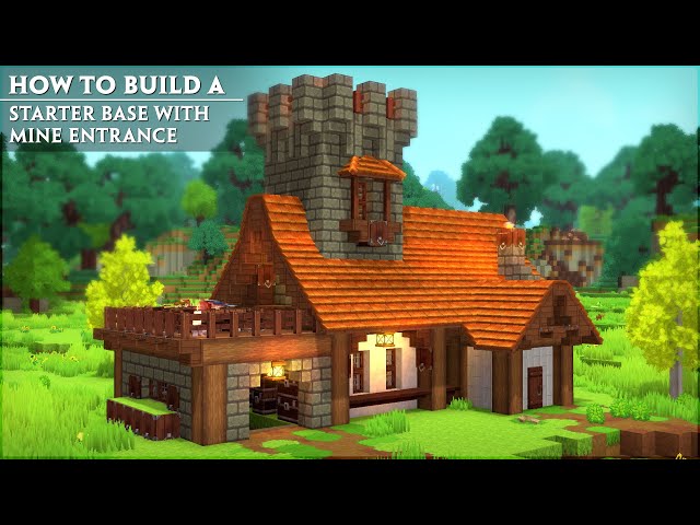 How to Build the Perfect Starter Base With Mine Entrance | Hytale Tutorial