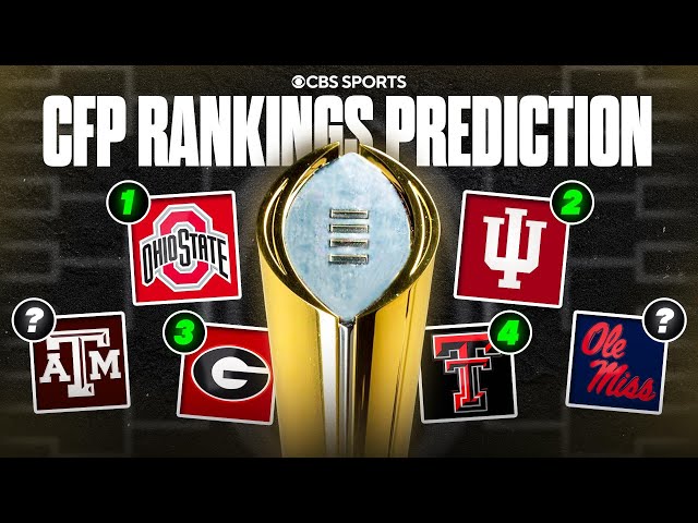 College Football Playoff Rankings PREDICTIONS: Where will Ole Miss end up? | Resume-comparisons 👀