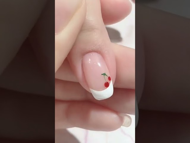 🍒 Cherry Nail Design Tutorial for You! #VARNAIL
