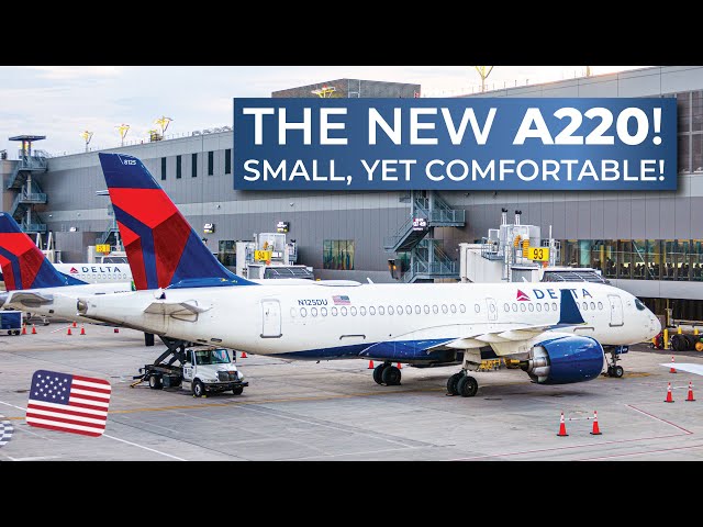TRIPREPORT | Delta (FIRST CLASS) | Airbus A220-100 | New York LaGuardia - Houston George Bush