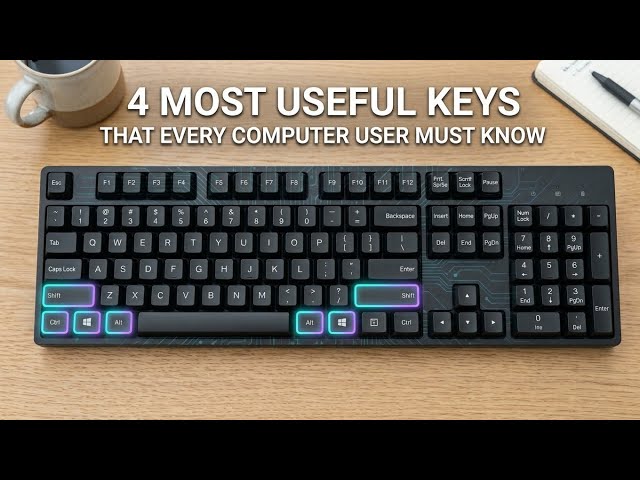 4 most useful keys that every computer user must know