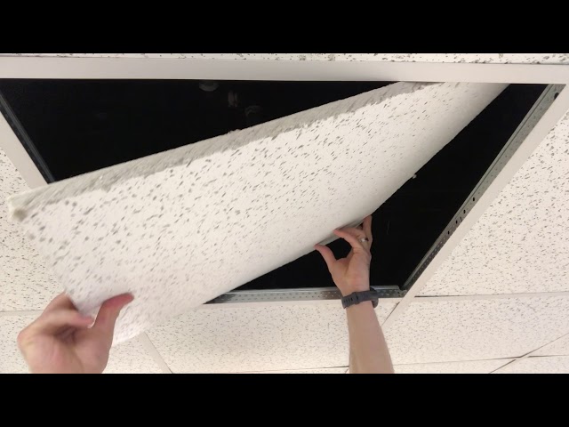 How to install ceiling tile