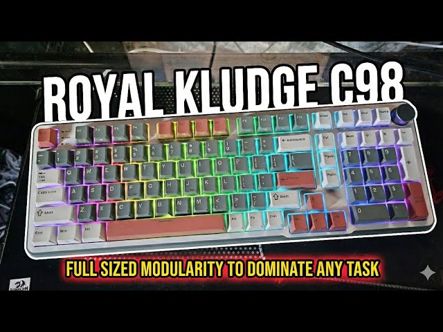 Modular Keyboards Let You Control The Virtual Space. Royal Kludge C98 Magnetic. Unboxing/Review.