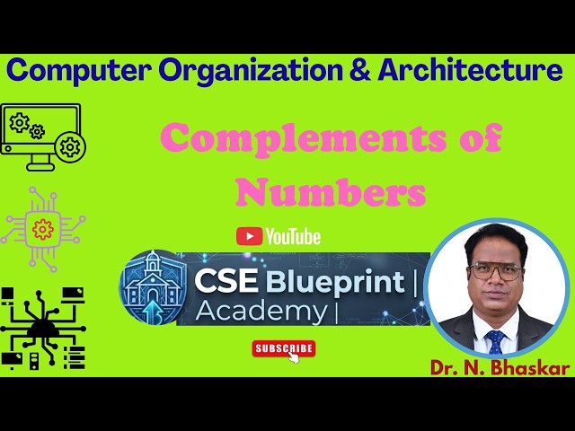 Complements of Numbers | 1's Complement, 2's Complement, 9's Complement & 10's Complement | COA