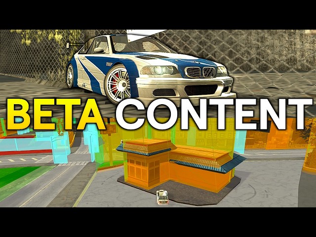 Weird & Unique Cut Beta Content from NFS Most Wanted