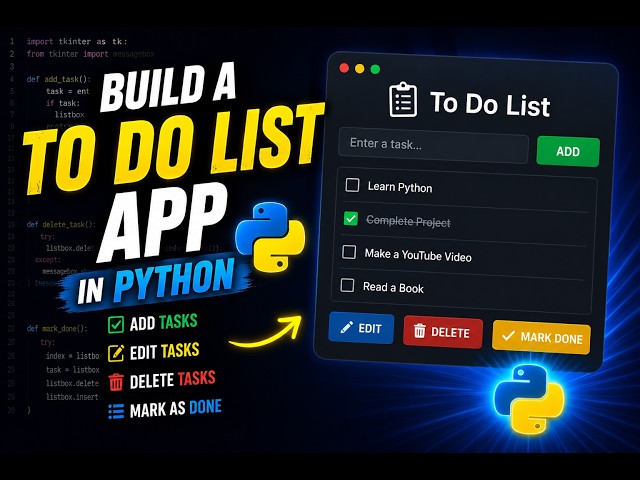 Building a To Do List App in python