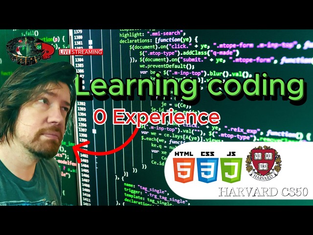 Learning coding P:24 | $ Harvard CS50x (free course) Week 8 [HTML, CSS, JavaScript]
