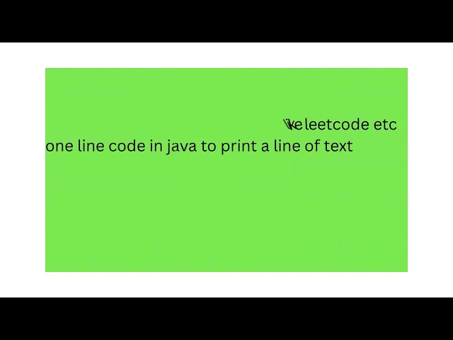 Java Basic Programming Example