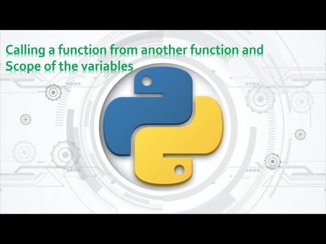 73.Complete Python Basics for Automation - Calling a function from another function