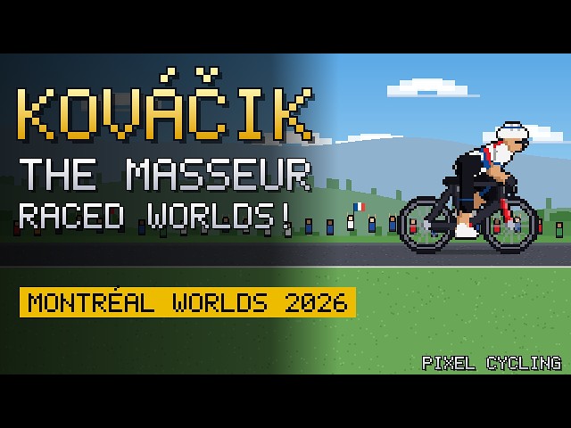Slovakia sent its masseur to race the Worlds 🚴🎮