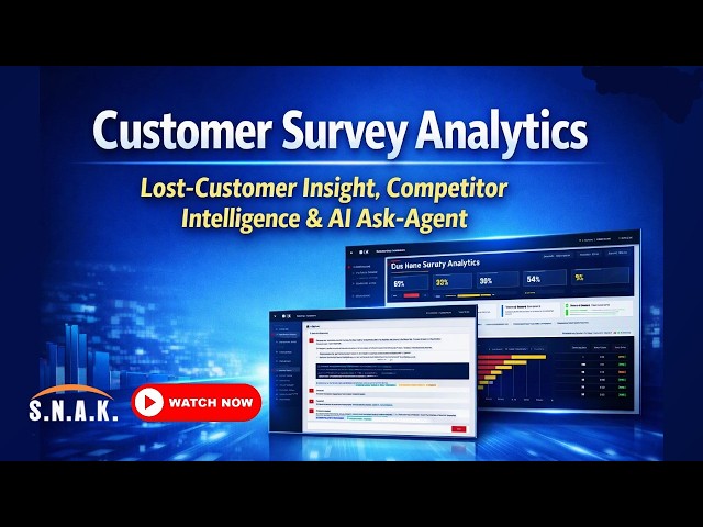 AI-Powered Automotive Customer Feedback & Survey Analytics | SNAK Consultancy