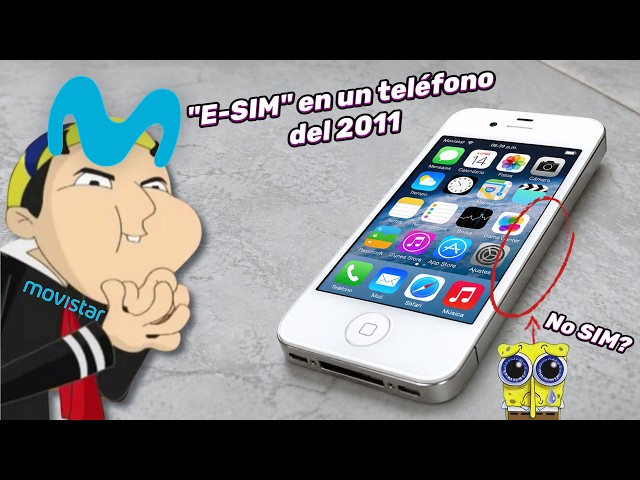"eSIM" on a 15-year-old phone | iPhone 4 CDMA
