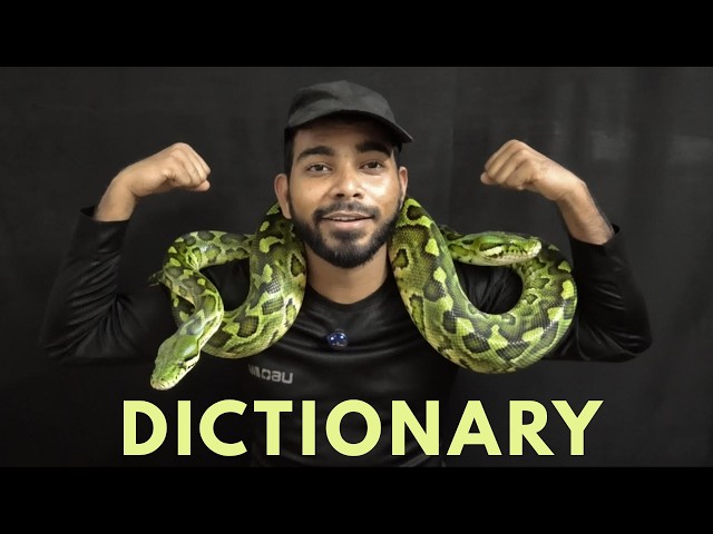 [10] Dictionary | Python Primer Course | Tamil