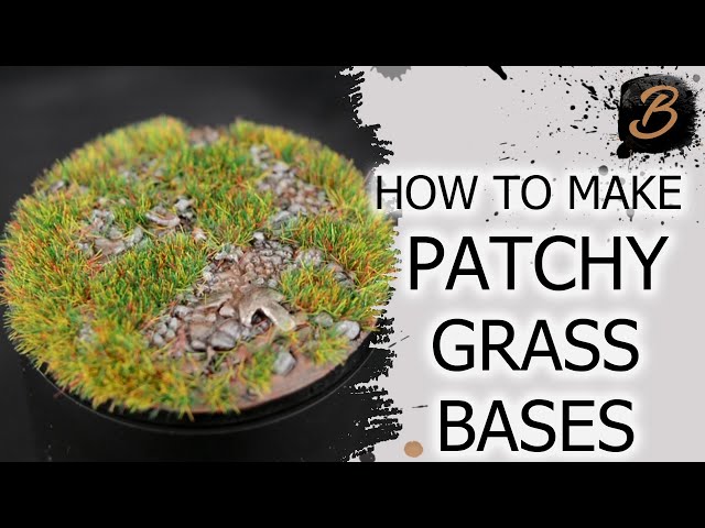How To Make Patchy Grass Bases: A Step-By-Step Guide