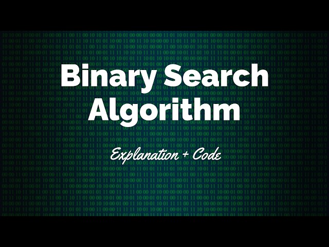Binary Search Algorithm Explained ||  C++ Code || Born2Code