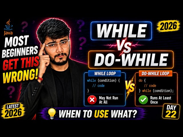 Do-While vs While Loop in Java: Which One Should You Use? 🤔 [2026]