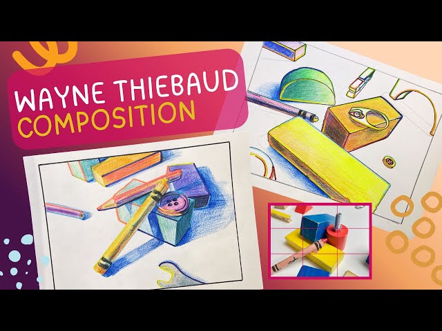 Wayne Thiebaud Composition Artwork - Found Object Photography and Drawing